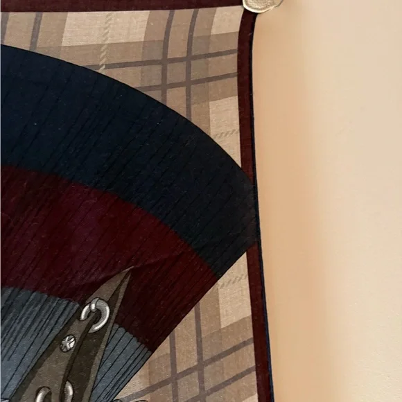 100% Authentic Hermès Cheval Punk 100 Cashmere Silk Scarf Daiske 100cm Carré H - Picture 15 of 16
